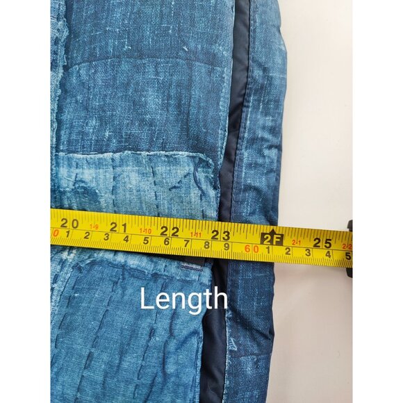 The North Face 700 Women's Blue Goose Down Full Zip Up Puffer Vest Size M - Picture 11 of 12